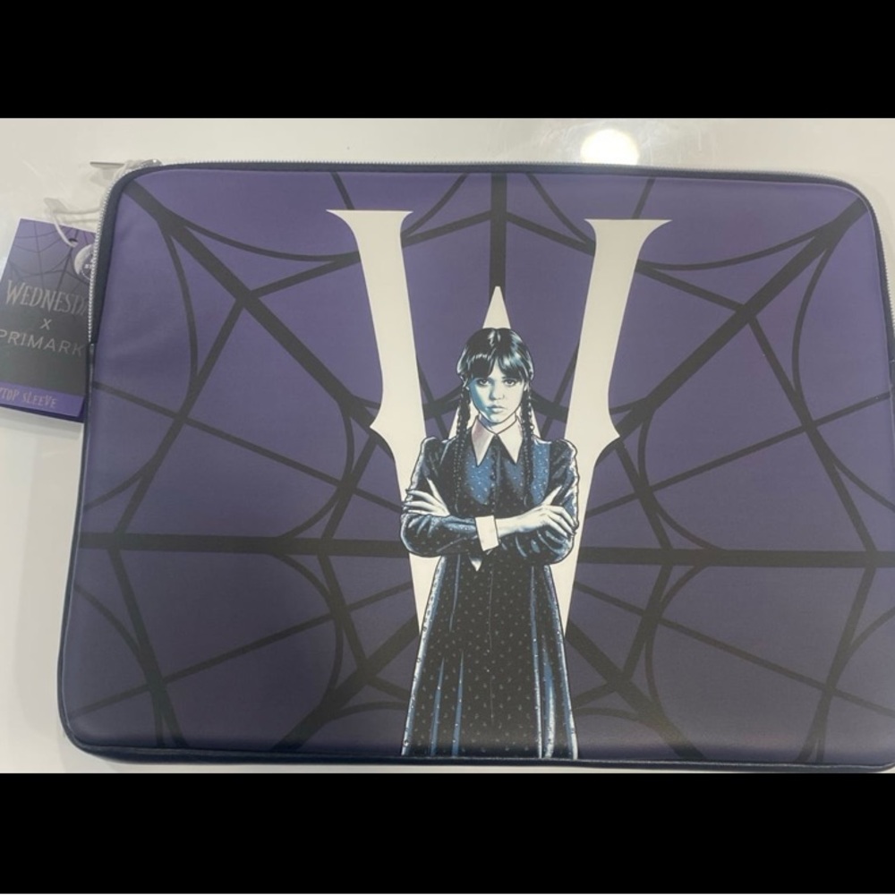 Wednesday X Primark Exclusive Laptop Sleeve Cool New
